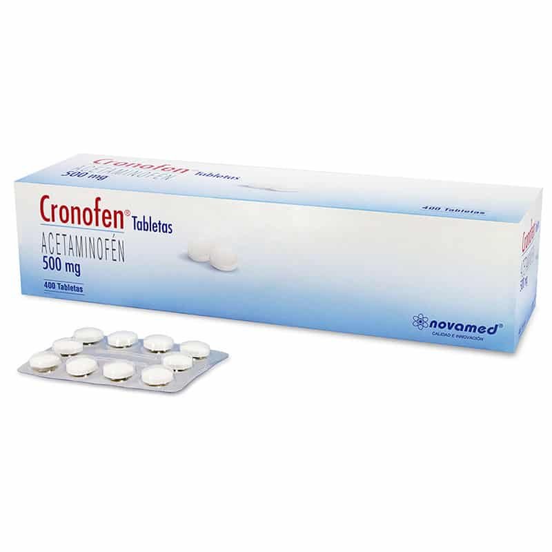 ACETAMINOFEN 500 MG TABLETA CRONOFEN
