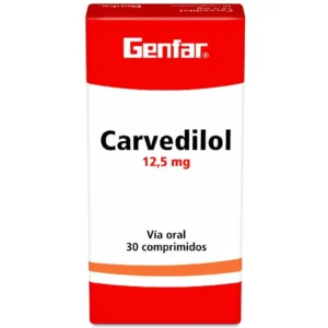 CARVEDILOL 12.5MG COMPRIMIDO GENFAR