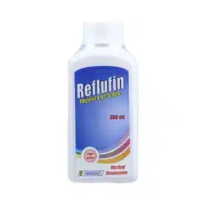 ALGINATO DE SODIO 2.5G/100ML REFLUFIN FRASCO X 360ML FARMASER S.A