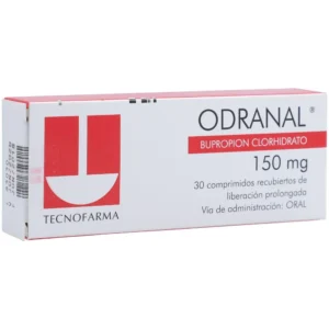 BUPROPION CLORHIDRATO 150MG COMPRIMIDO DE LIBERACION PROLONGADA ODRANAL