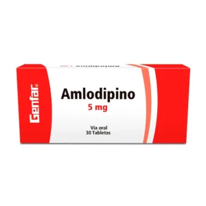 AMLODIPINO 5MG TABLETA GENFAR
