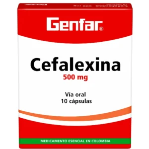 CEFALEXINA 500MG CAPSULA GENFAR