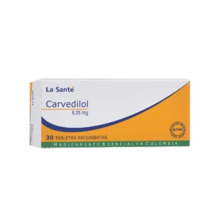 CARVEDILOL 6.25MG TABLETA RECUBIERTA LA SANTE