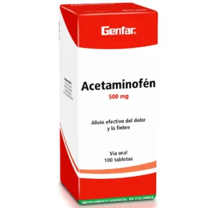 ACETAMINOFEN 500 MG TABLETA GENFAR