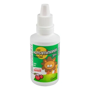 ACETAMINOFEN SOLUCIÓN ORAL GOTAS FRASCO*30 ML  SABOR CEREZA LAPROFF