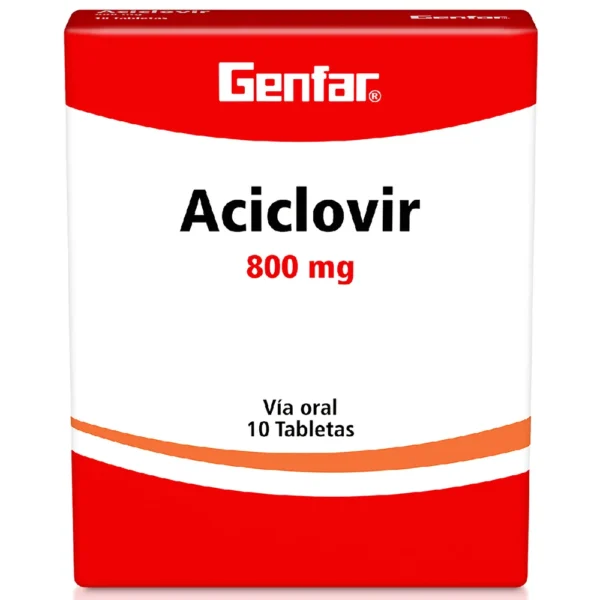 ACICLOVIR 800MG TABLETA GENFAR