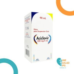 ACICLOVIR POLVO PARA SUSPENSION ORAL 200MG/5ML FRASCO * 90ML ACICLOVIR ANGLOPHARMA