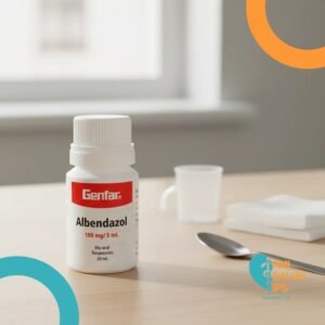 ALBENDAZOL 100MG/5ML SUSPENSIÓN ORAL FRASCO*20ML GENFAR