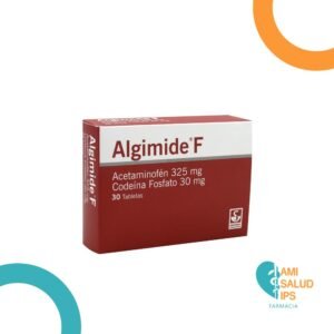 ACETAMINOFEN + CODEINA 325MG+30MG TABLETAS ALGIMIDE F