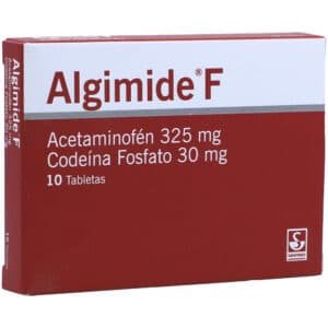ACETAMINOFEN + CODEINA 325MG+30MG TABLETAS ALGIMIDE F