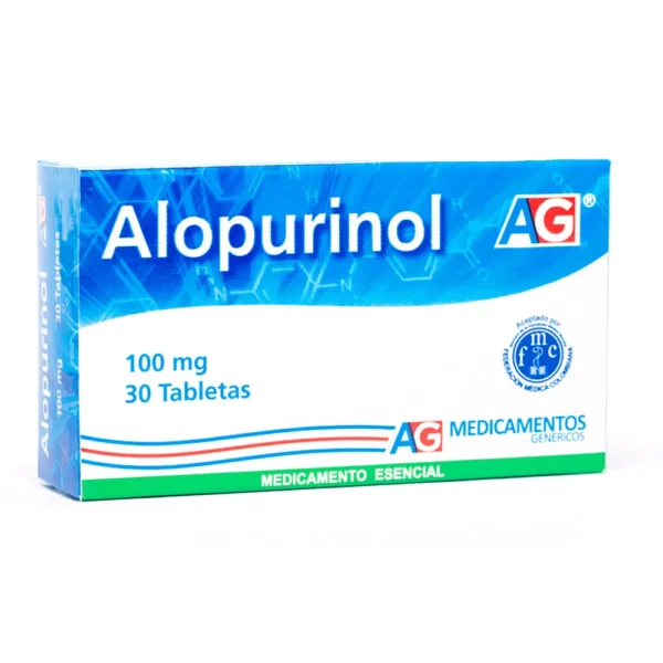 ALOPURINOL 100MG TABLETA AG