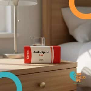 AMLODIPINO 5MG BLISTERS*30 TABLETAS GENFAR