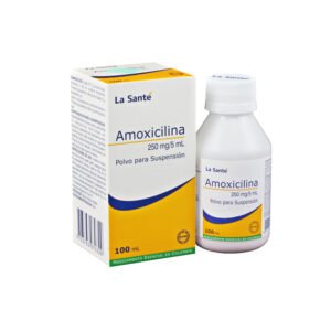 AMOXICILINA 250MG/5ML POLVO PARA RECONSTITUIR A SOLUCION ORAL FRASCO*100ML LA SANTE