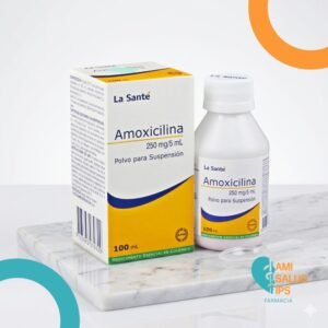 AMOXICILINA 250MG/5ML POLVO PARA RECONSTITUIR A SOLUCION ORAL FRASCO*100ML LA SANTE