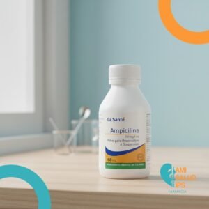 AMPICILINA 250MG/5ML POLVO PARA RECONSTITUIR A SUSPENSION ORAL FRASCO*60ML LA SANTE