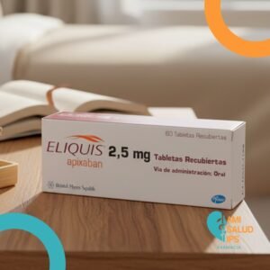 ELIQUIS 2.5MG APIXABAN 2.5MG C*60 TABLETAS RECUBIERTAS PFIZER