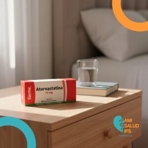 ATORVASTATINA 10MG BLISTERS*30 TABLETAS RECUBIERTAS GENFAR