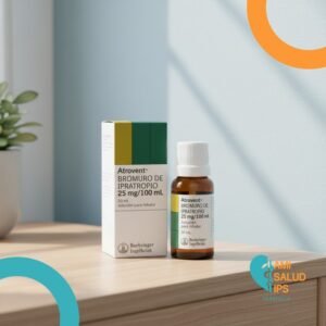 ATROVENT BROMURO IPRATROPIO 25MG/100ML SOLUCION PARA INHALAR FRASCO*20ML - BOEHRINGER