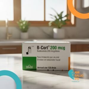 B-CORT BUDESONIDA 200MCG SUSPENSION PARA INHALACION BUCAL FRASCO*120 DOSIS GRUNENTHAL