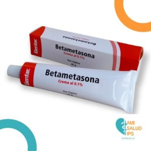 BETAMETASONA 0.1% CREMA TOPICA TUBO*40G GENFAR