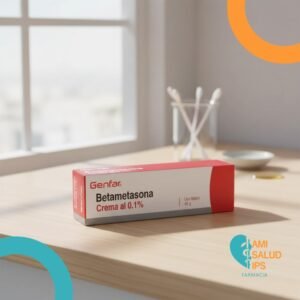 BETAMETASONA 0.1% CREMA TOPICA TUBO*40G GENFAR