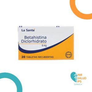 BETAHISTINA 8MG TABLETA LA SANTE