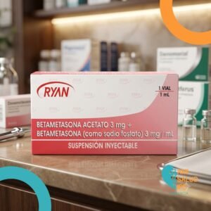 BETAMETASONA FOSFATO + BETAMETASONA ACETATO 3MG+3MG/1ML VIAL  RYAN