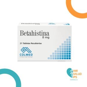 BETAHISTINA 8MG TABLETA COLMED