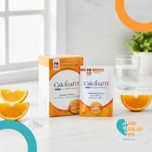 CALCITRAL D NARANJA CITRATO DE CALCIO 600MG, VITAMINA D3 400UI POLVO GRANULADO CAJA*15 SOBRES - SIEGFRIED