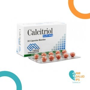 CALCITRIOL 0.25MCG CAPSULA BLANDA COLMED