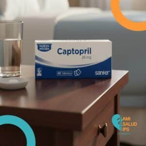 CAPTOPRIL 25MG C*30 TABLETAS SANFER