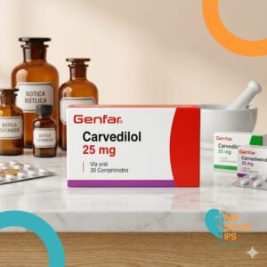 CARVEDILOL 25MG BLISTER *30 COMPRIMIDOS GENFAR