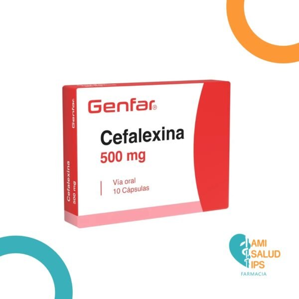 CEFALEXINA 500MG CAPSULA GENFAR