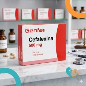 CEFALEXINA 500MG BLISTER * 10 CAPSULAS GENFAR