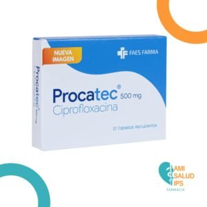 CIPROFLOXACINA 500MG TABLETA RECUBIERTA PROCATEC