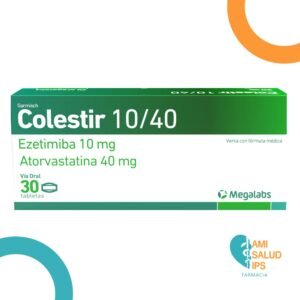 ATORVASTATINA 40MG / EZETIMIBE 10MG TABLETAS COLESTIR