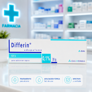 DIFFERIN GEL ADAPALENO 0.1% GEL TOPICO TUBO*30G GALDERMA