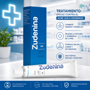 ZUDENINA ADAPALENO 0.1% GEL TOPICO TUBO*30G MEDIHEALTH