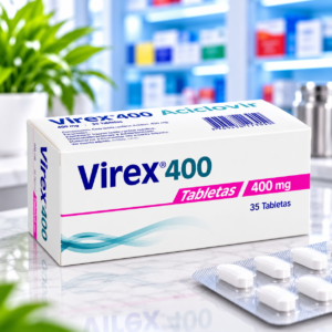 VIREX ACICLOVIR 400MG C*35 TABLETAS EUROFARMA