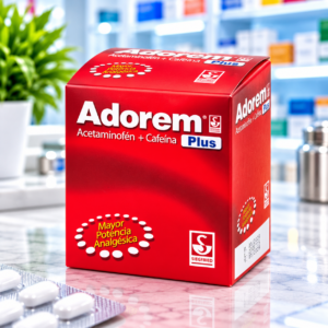 ADOREM PLUS ACETAMINOFEN 500MG, CAFEINA 50MG C*100 TABLETAS SIEGFRIED