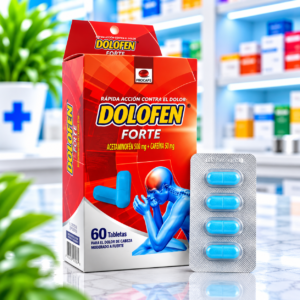 DOLOFEN FORTE ACETAMINOFEN 500MG / CAFEINA 50MG C*60 TABLETAS PROCAPS