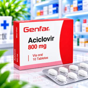 ACICLOVIR 800MG C*10 TABLETAS GENFAR