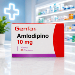 AMLODIPINO 10MG BLISTERS * 30 TABLETAS GENFAR