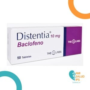 BACLOFENO 10MG TABLETA DISTENTIA