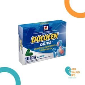 DOLOFEN GRIPA ACETAMINOFEN 500MG / CLORFENIRAMINA 2MG / FENILEFRINA 5MG CAPSULAS BLANDAS PROCAPS