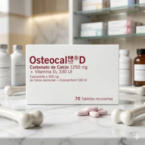 OSTEOCAL D CARBONATO DE CALCIO 1250MG, VITAMINA D 330UI C*70 TABLETAS RECUBIERTAS - SIEGFRIED