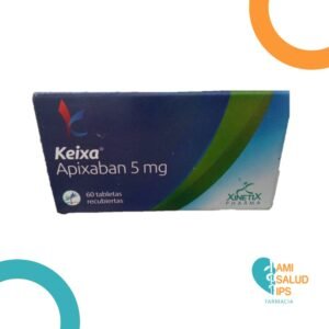 APIXABAN 5MG  BLISTER X 10 TABLETAS KEIXA