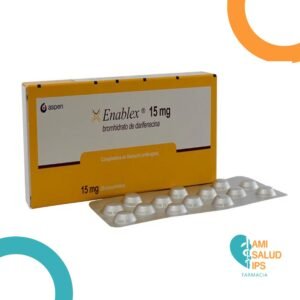 BROMHIDRATO DE DARIFENACINA 15 MG COMPRIMIDOS ENABLEX ASPEN