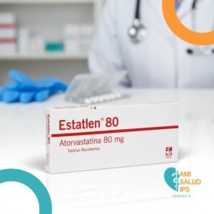 ESTATLEN ATORVASTATINA 80MG BLISTERS * 30 TABLETAS RECUBIERTAS SIEGFRIED