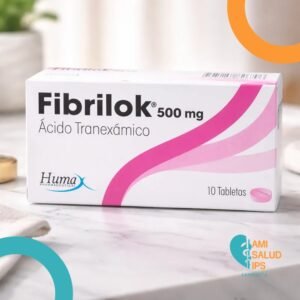 FIBRILOK ACIDO TRANEXAMICO 500MG C*10 TABLETAS HUMAX
